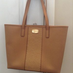 Michael kors gold studded purse